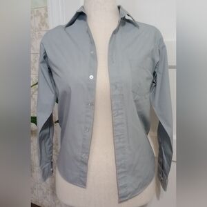 Van Heusen Men's Gray Button Down Shirt